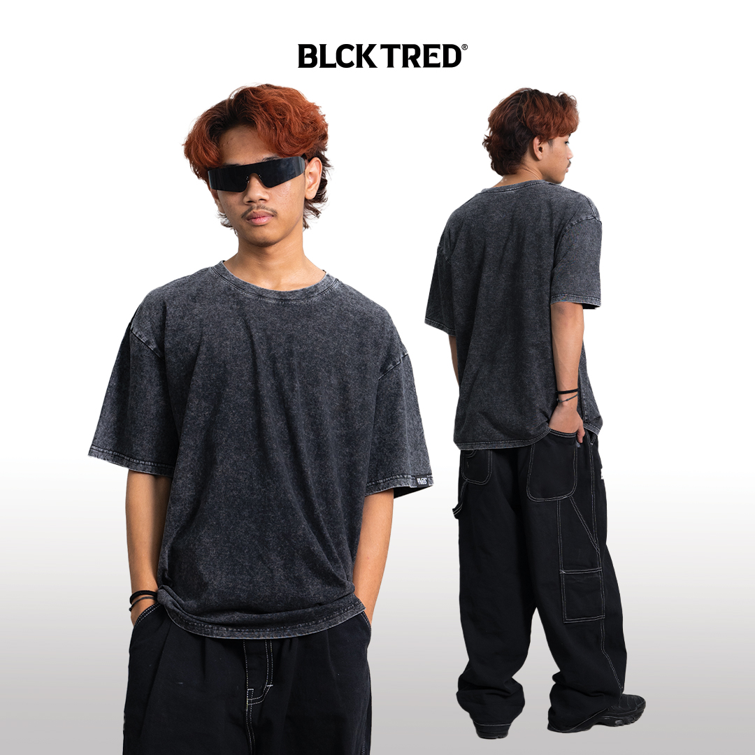 ACIDWASH PLAIN BLCKTRED