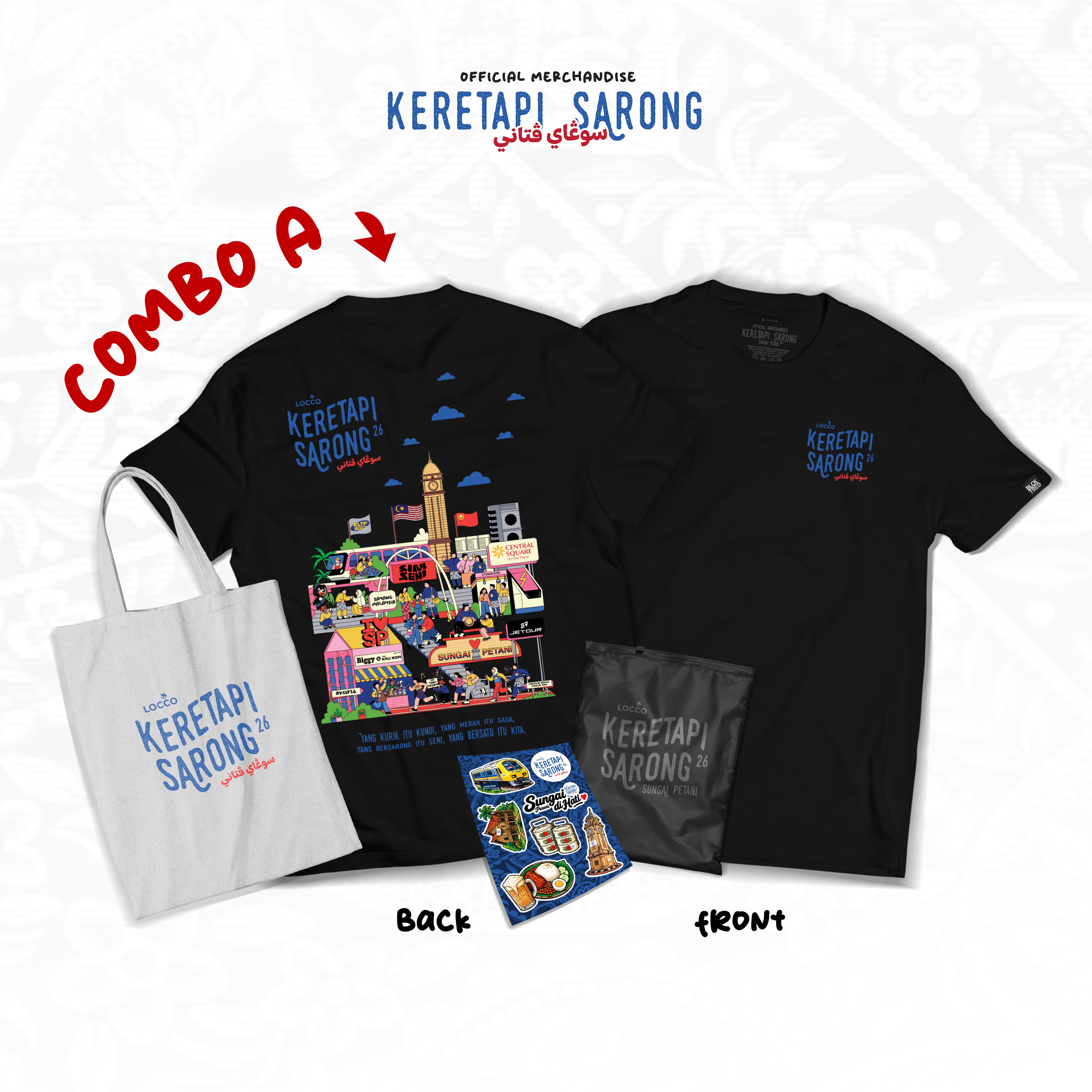 KERETAPI SARONG SUNGAI PETANI ’26 COMBO A
