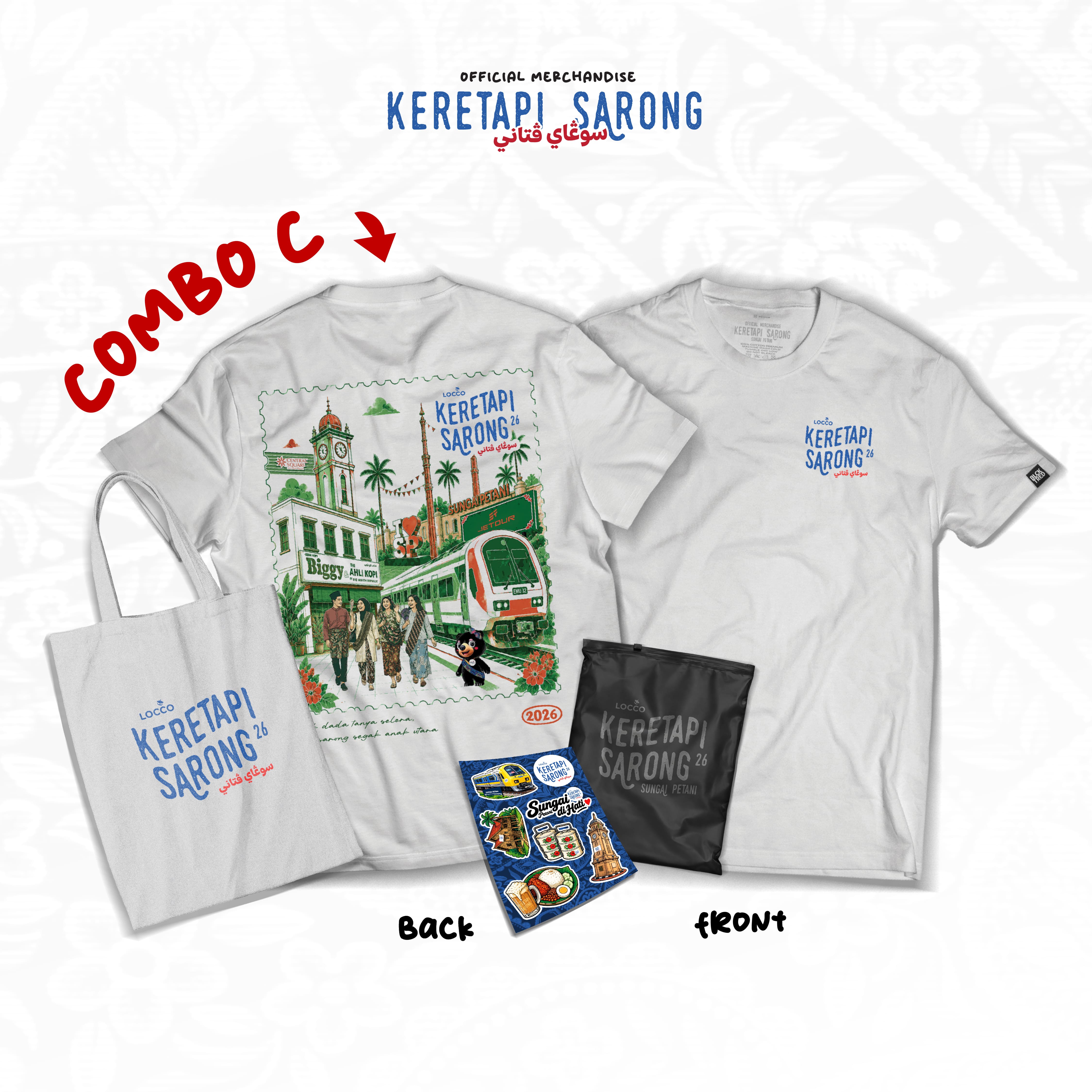 KERETAPI SARONG SUNGAI PETANI '26 COMBO C