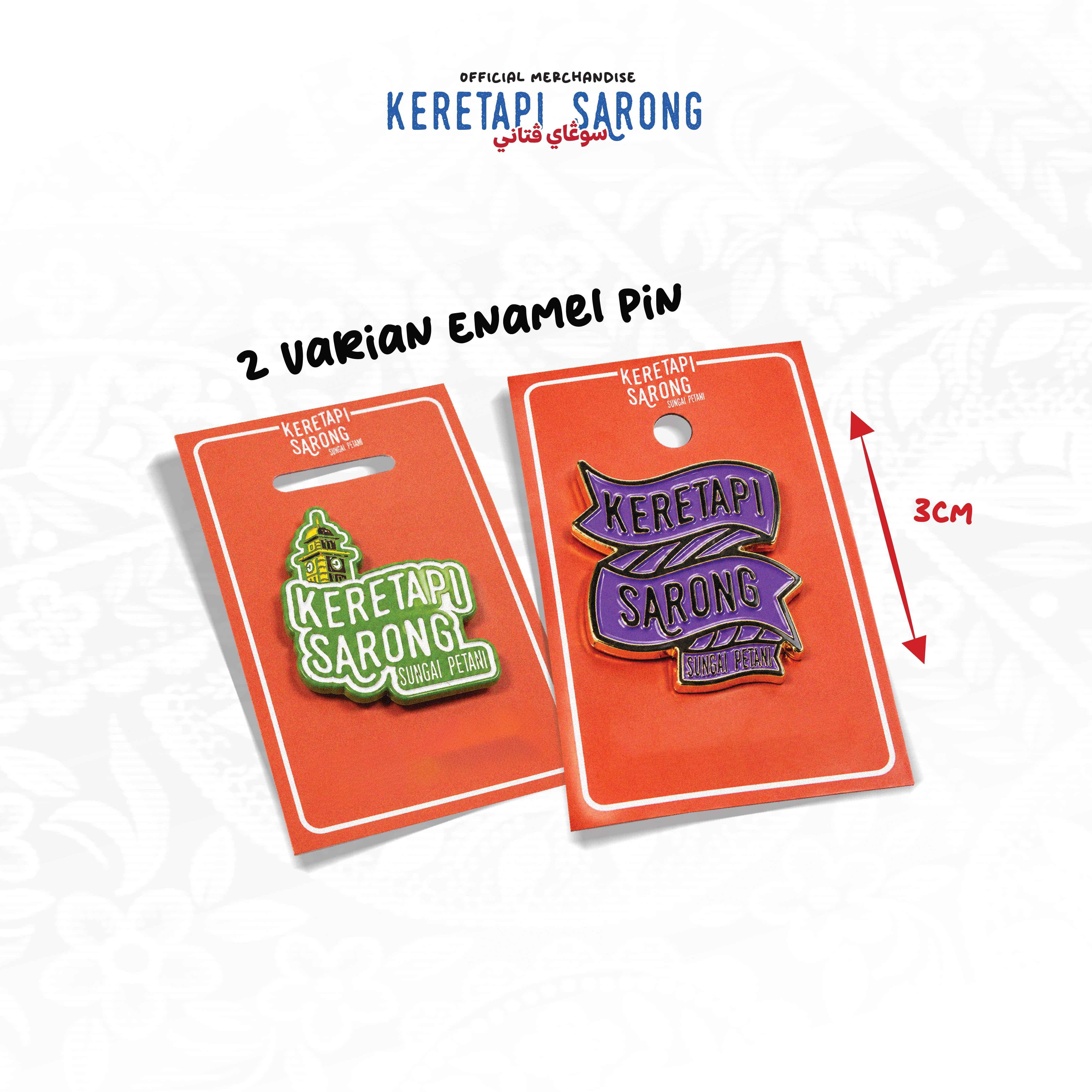 ENAMEL PIN KERETAPI SARONG SUNGAI PETANI `26