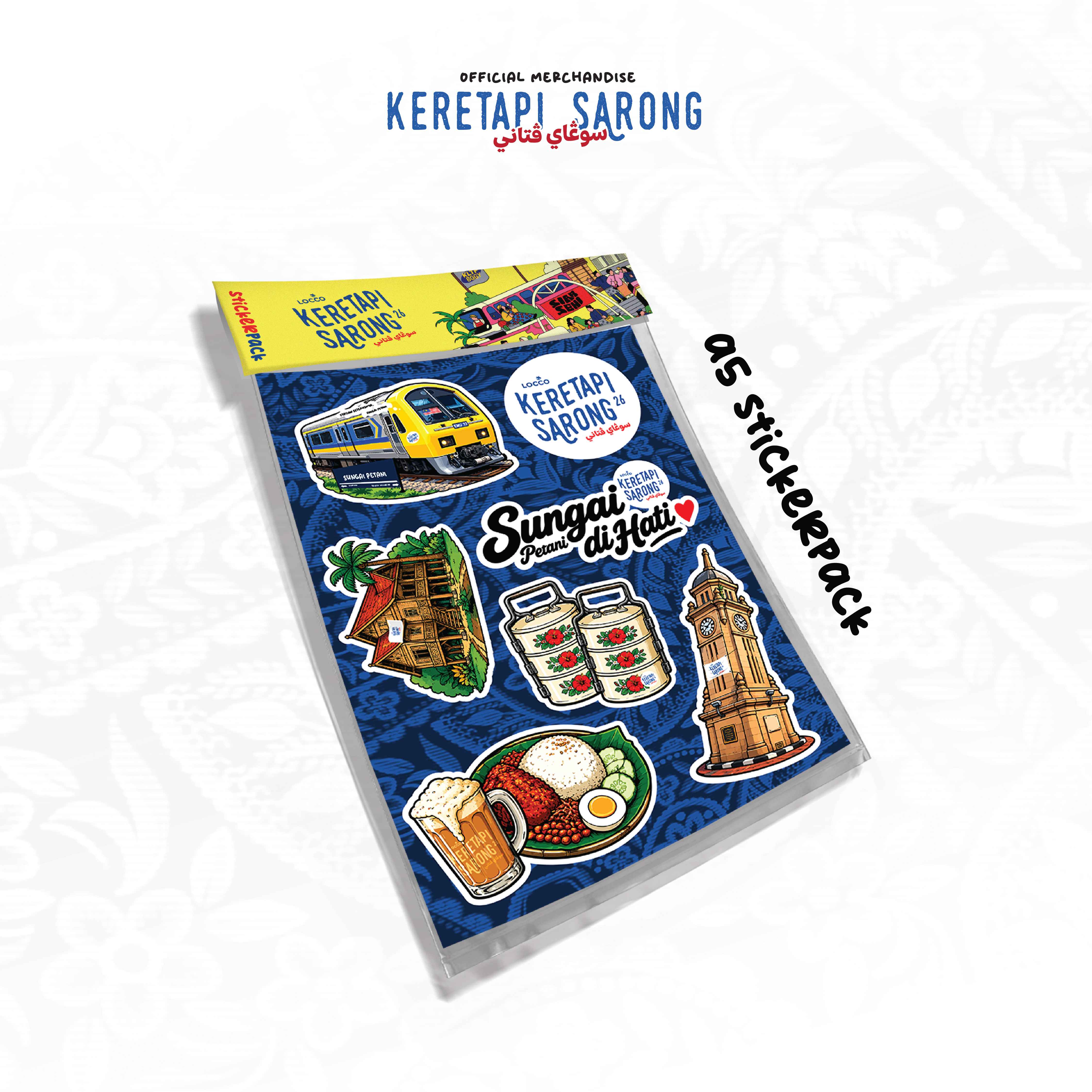 KERETAPI SARONG SUNGAI PETANI ’26 STICKER PACK